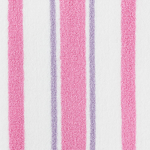 Star Cotton Bath Towel - Pink Stripes