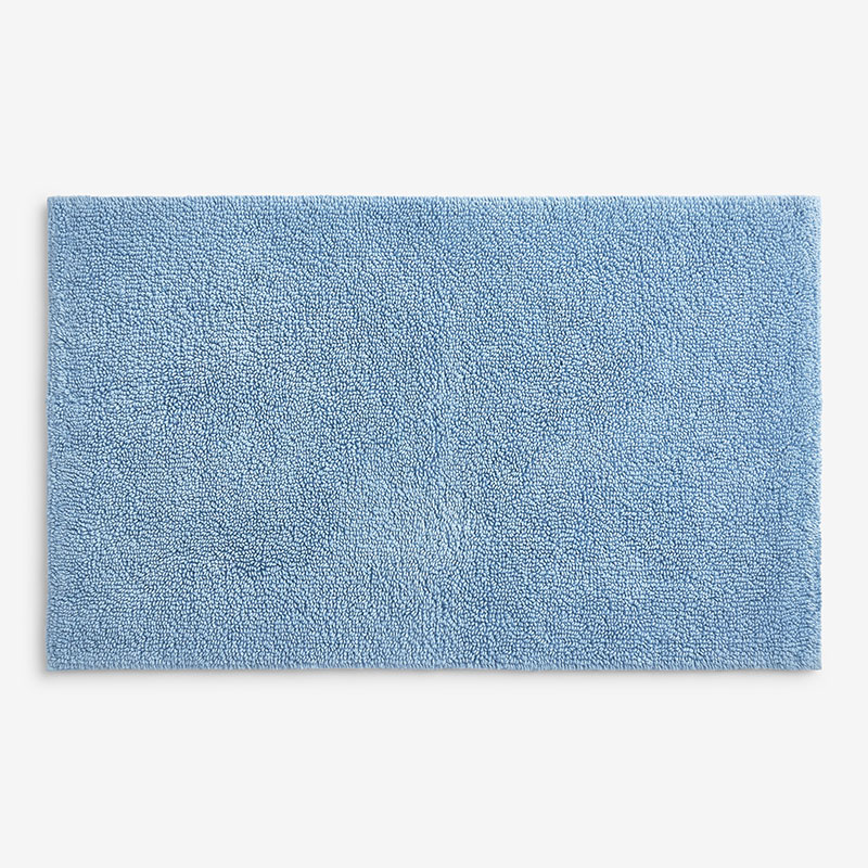 The Company Store Bath Rug In Soft Blue