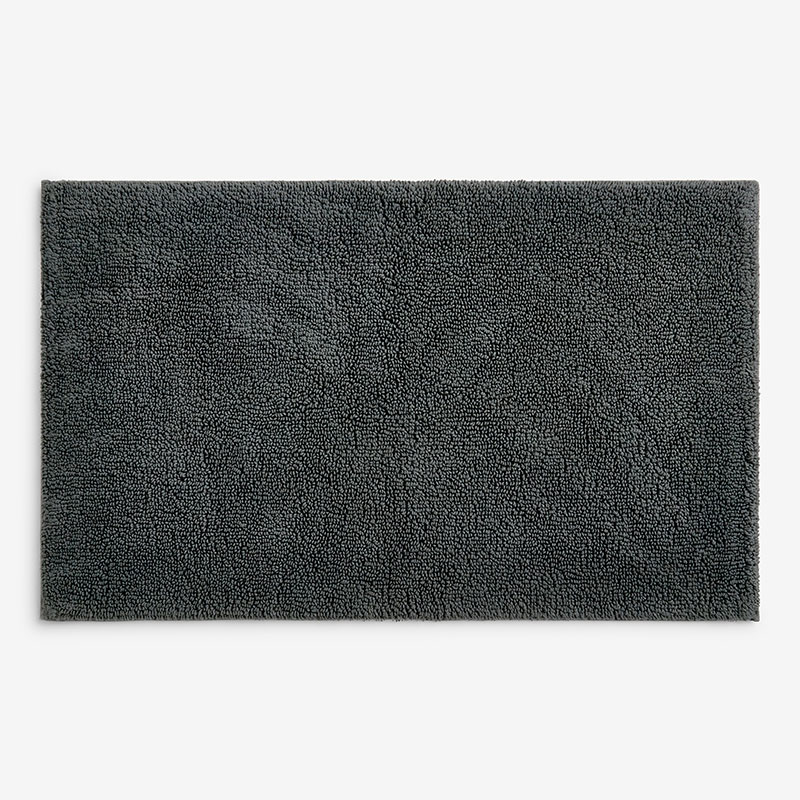 The Company Store Bath Rug In Pewter Gray
