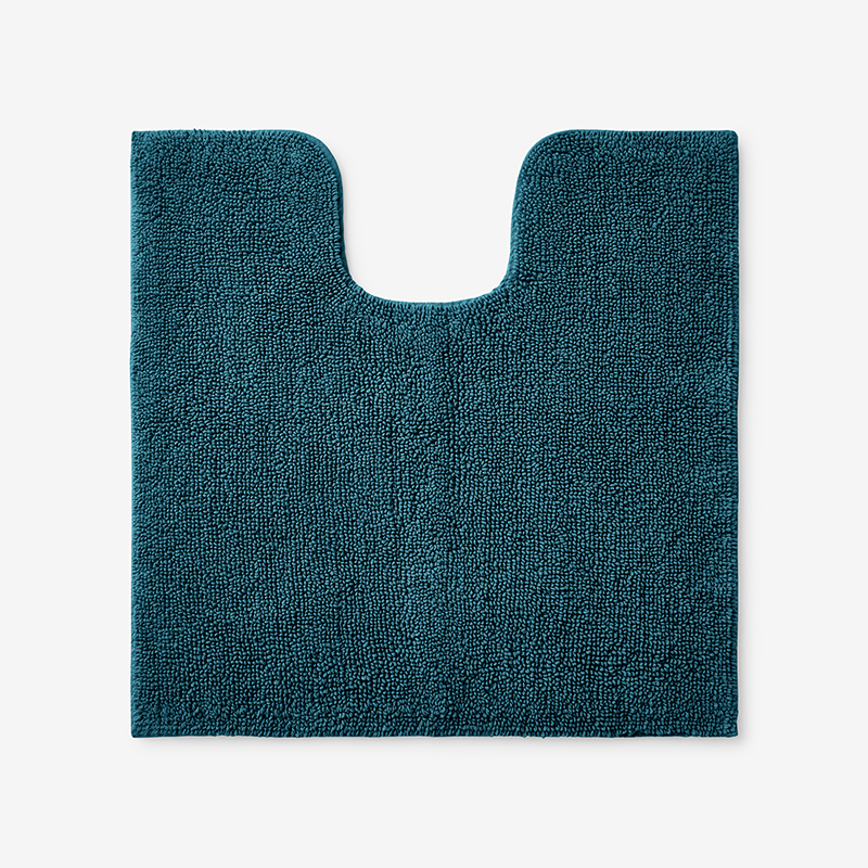 The Company Store Bath Rug In Teal/turquoise Blue