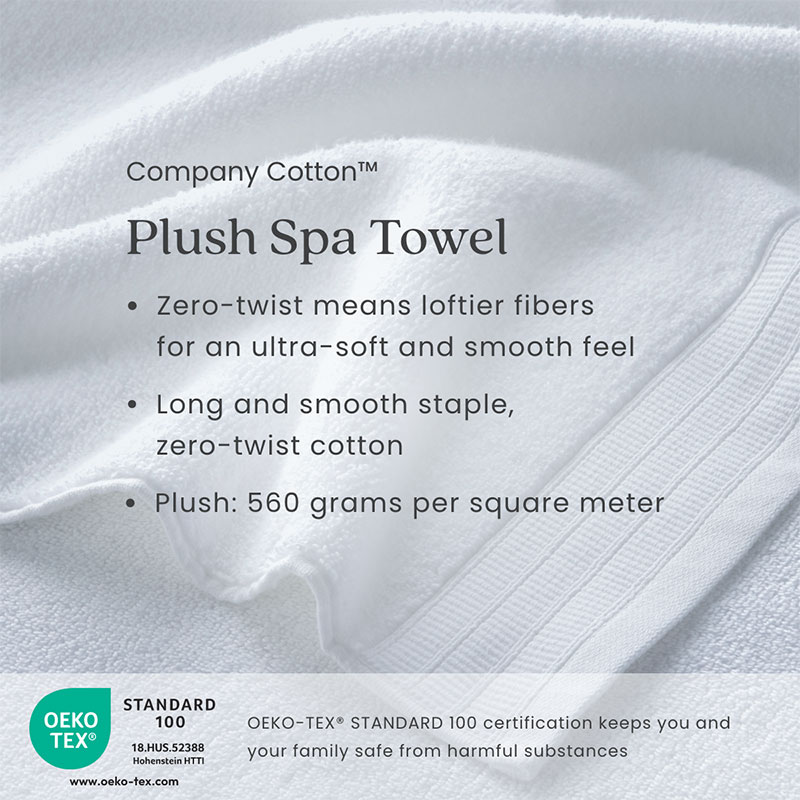 Plush Spa Solid Bath Towel-TheCompanyStore|60949