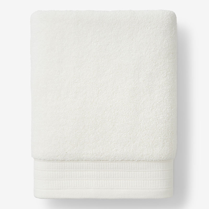 The Company Store Plush Spa Solid Bath Sheet In Ivory