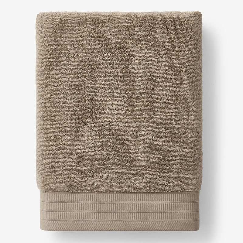 The Company Store Plush Spa Solid Bath Sheet In Brown