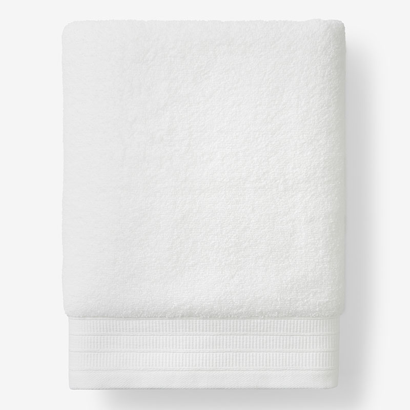 The Company Store Plush Spa Solid Bath Sheet In White