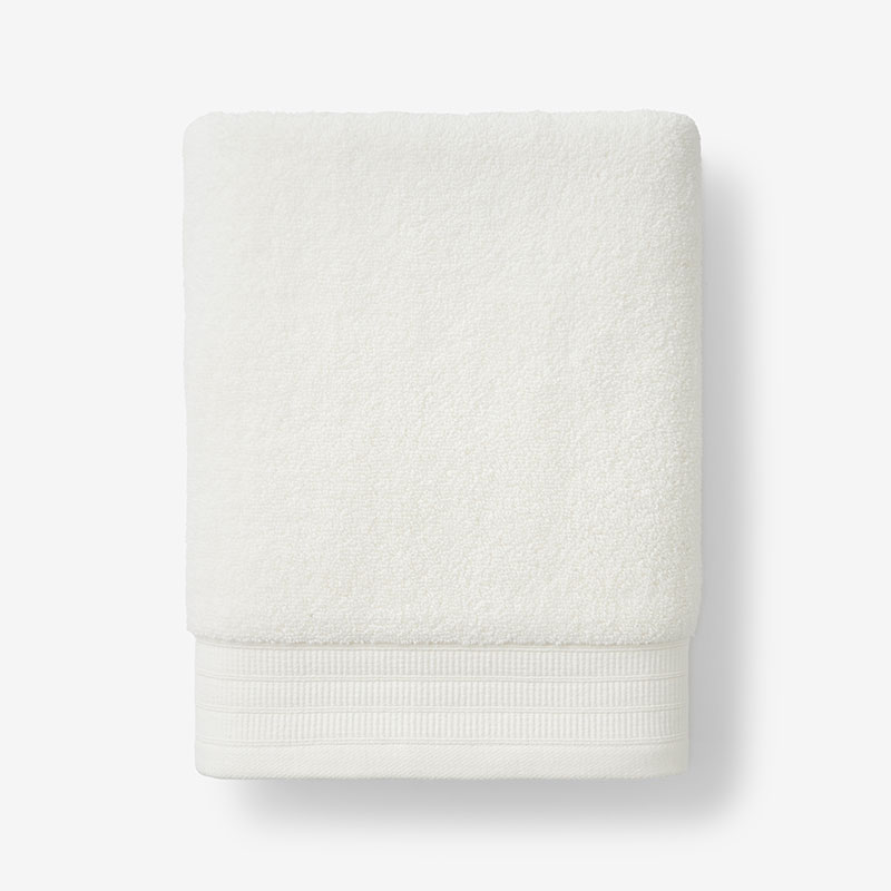 The Company Store Plush Spa Solid Bath Towel In Ivory