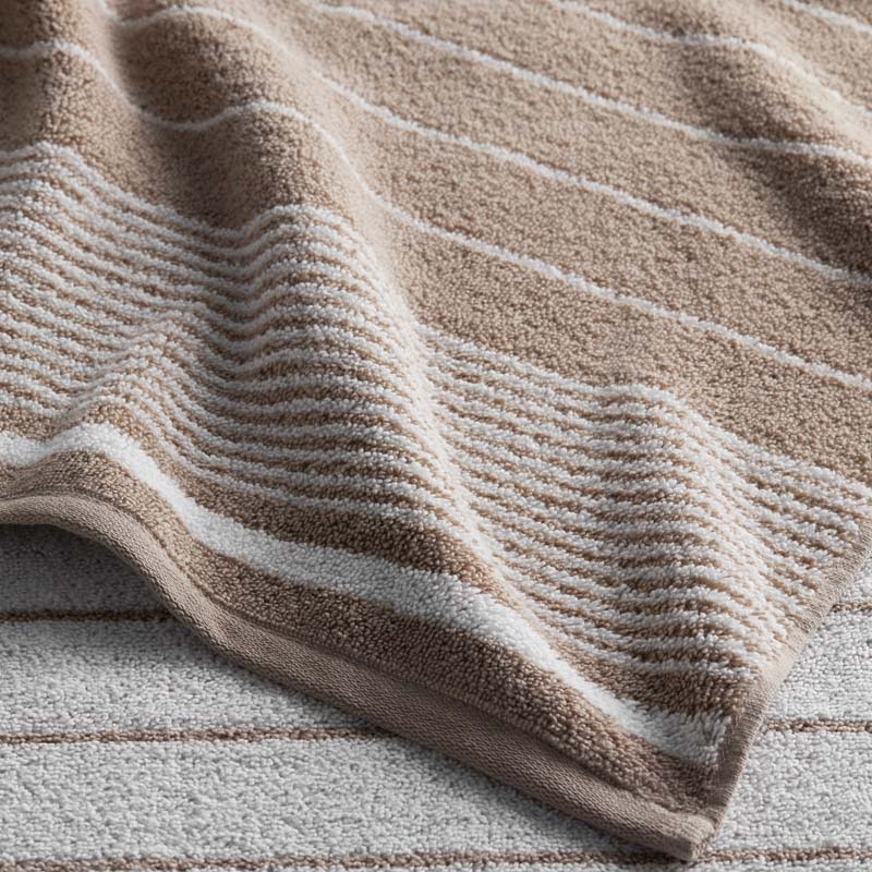 Plush Spa Stripe Bath Towel-TheCompanyStore|62946