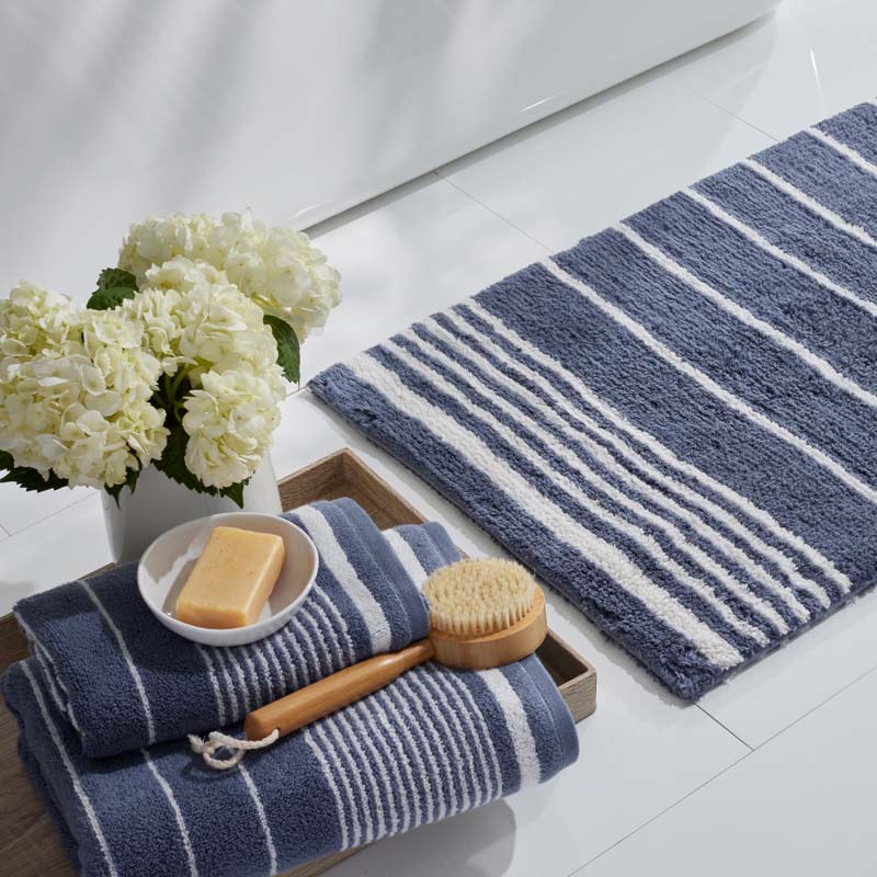 Plush Spa Stripe Bath Towel-TheCompanyStore|63352