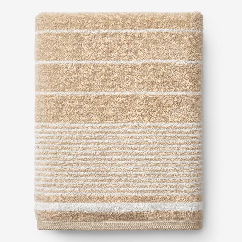 The Company Store Plush Spa Stripe Bath Sheet