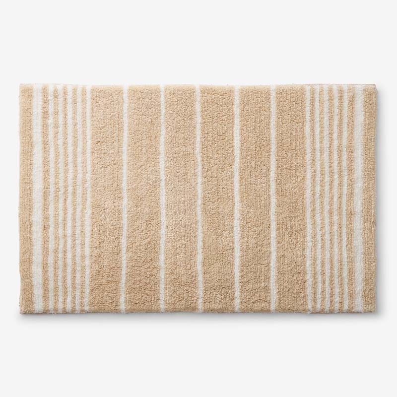 The Company Store Plush Spa Stripe Bath Rug