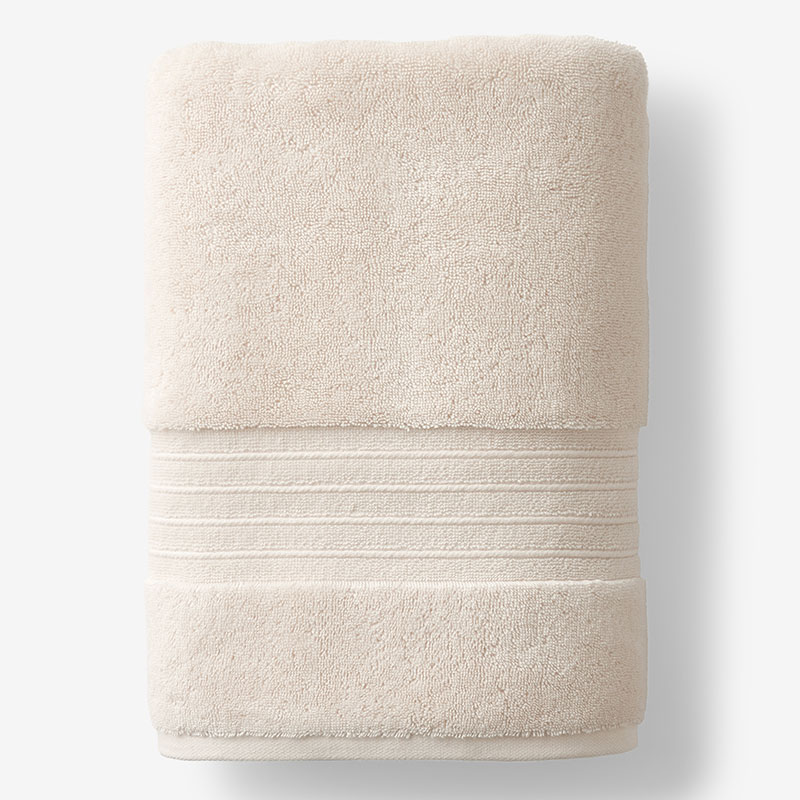 The Company Store Mirage Aegean Cotton Bath Sheet In Beige