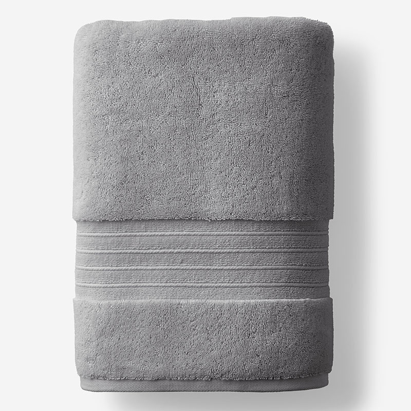 The Company Store Mirage Aegean Cotton Bath Sheet In Slate Gray