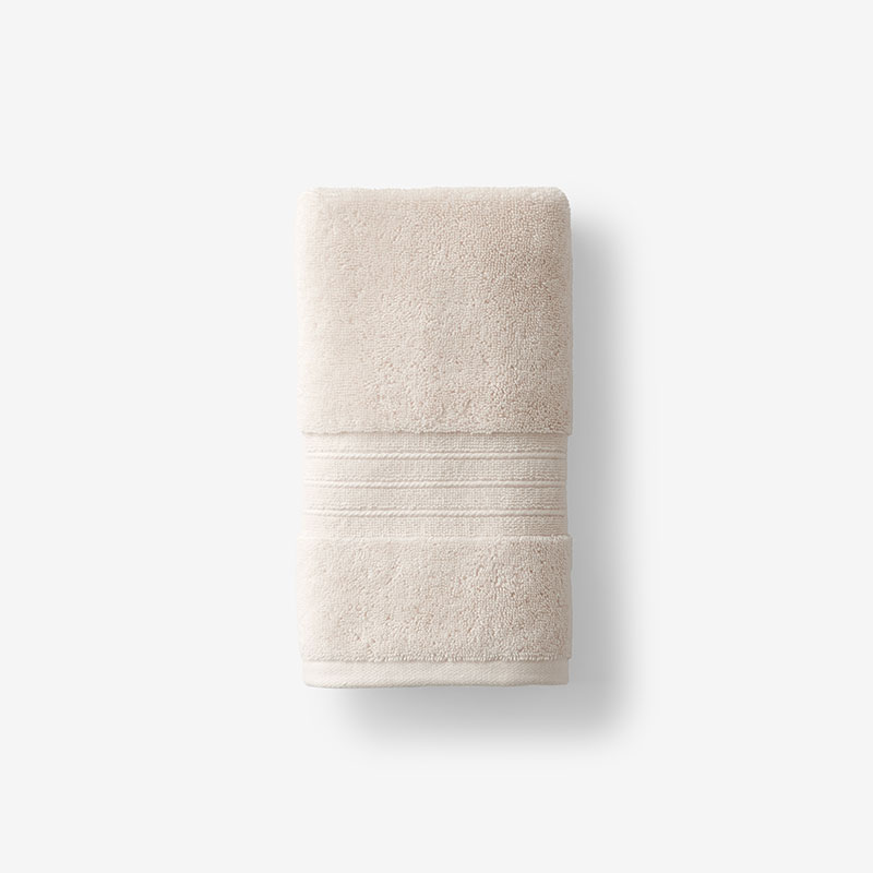 The Company Store Mirage Aegean Cotton Hand Towel In Beige