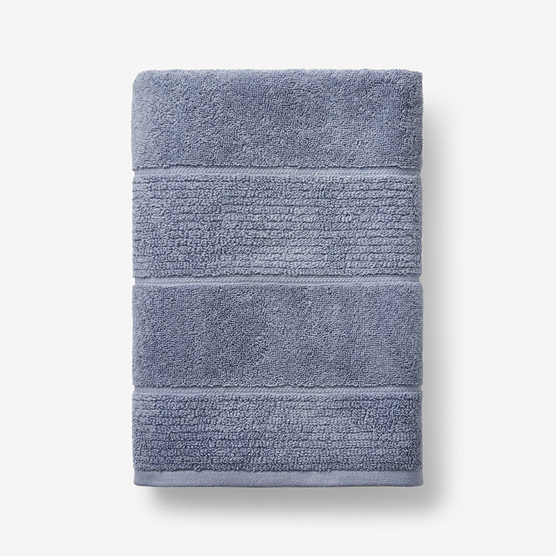 The Company Store Textured Stripe Bath Towel