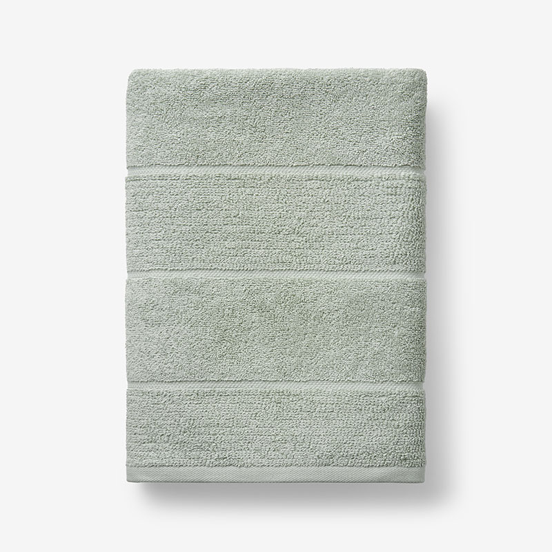 The Company Store Textured Stripe Bath Towel