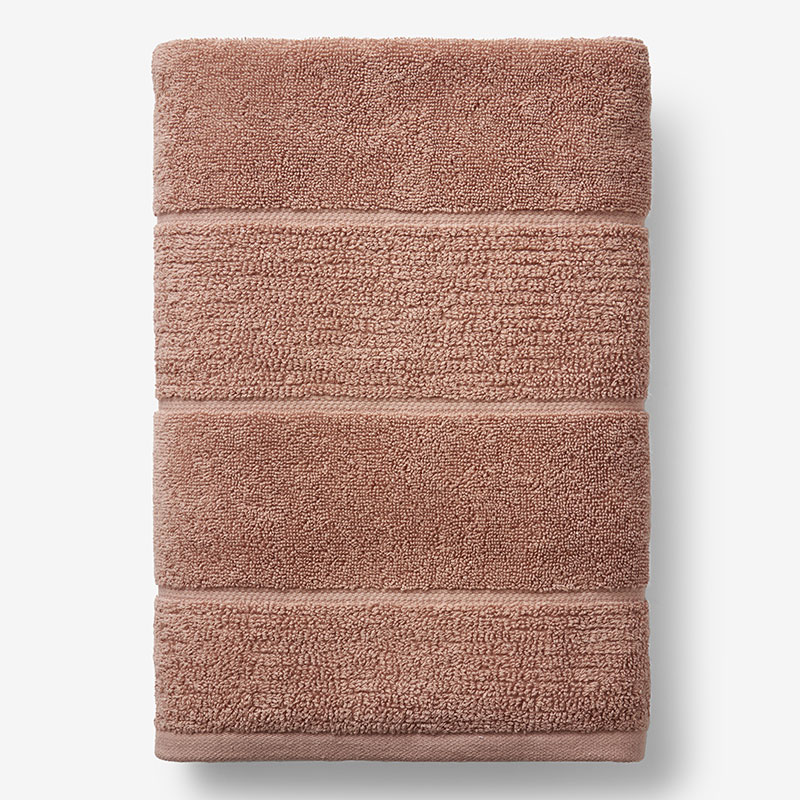 The Company Store Textured Stripe Bath Sheet