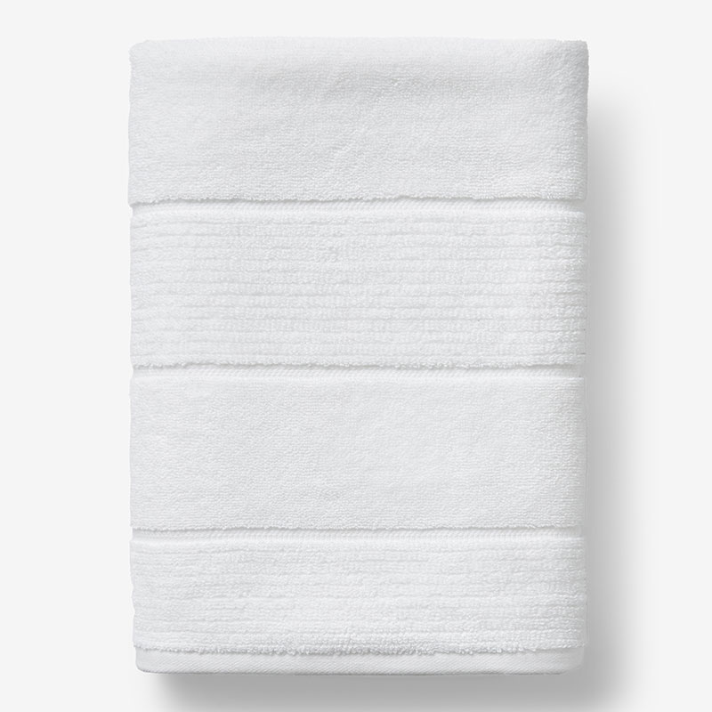 The Company Store Textured Stripe Bath Sheet