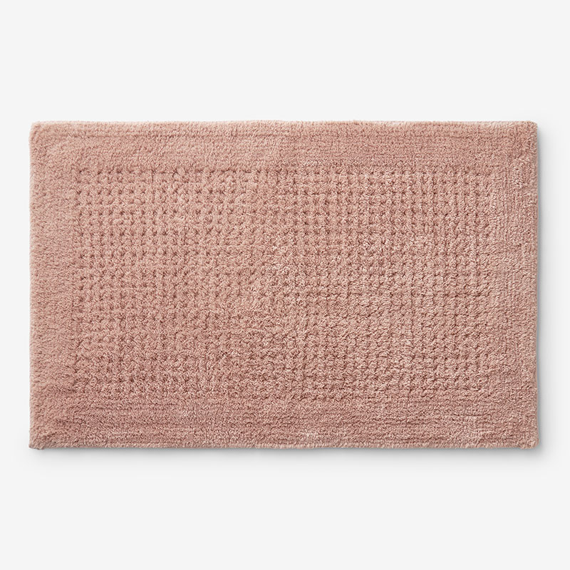 The Company Store Mirage Bath Rug In Orange/coral
