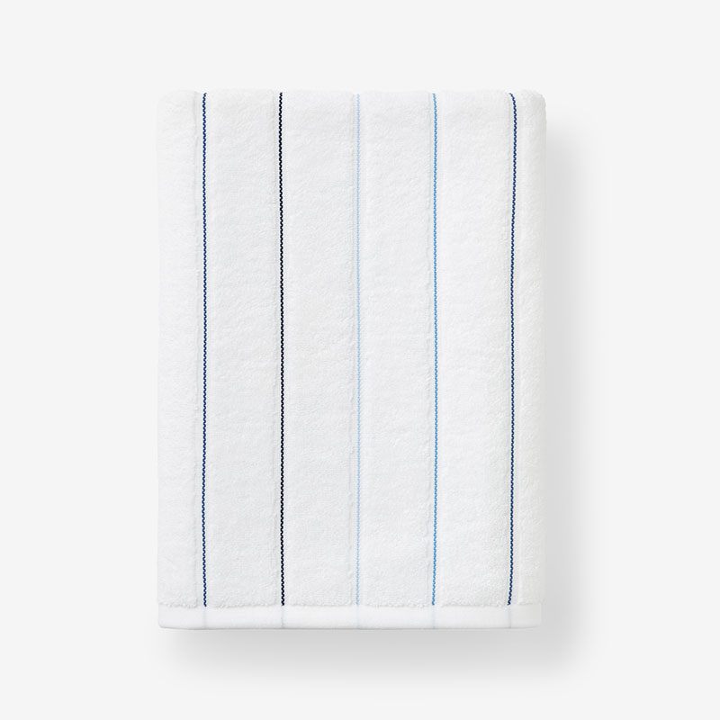The Company Store Dash & Stripe Bath Towel