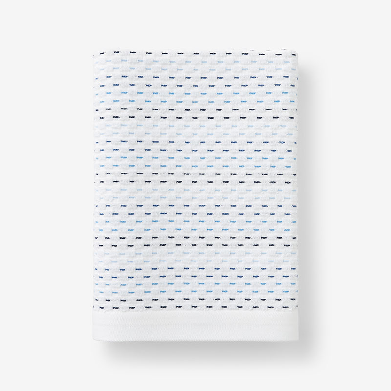 The Company Store Dash & Stripe Bath Towel