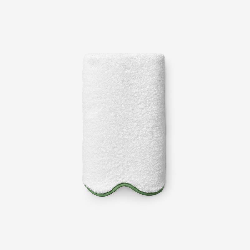 The Company Store Scalloped Edge Hand Towel In Multi