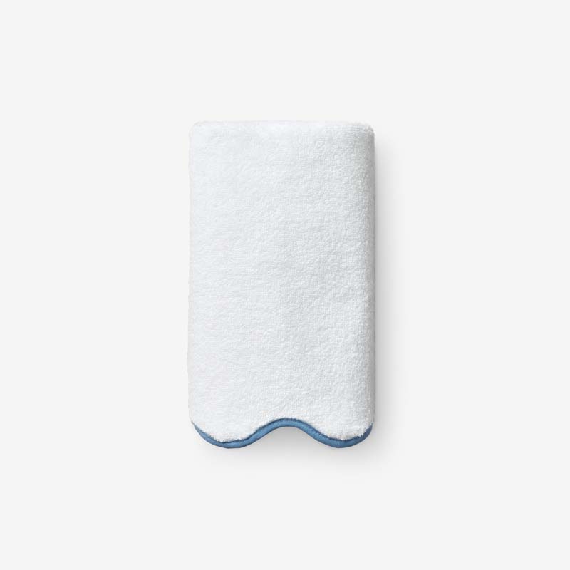 The Company Store Scalloped Edge Hand Towel In Multi