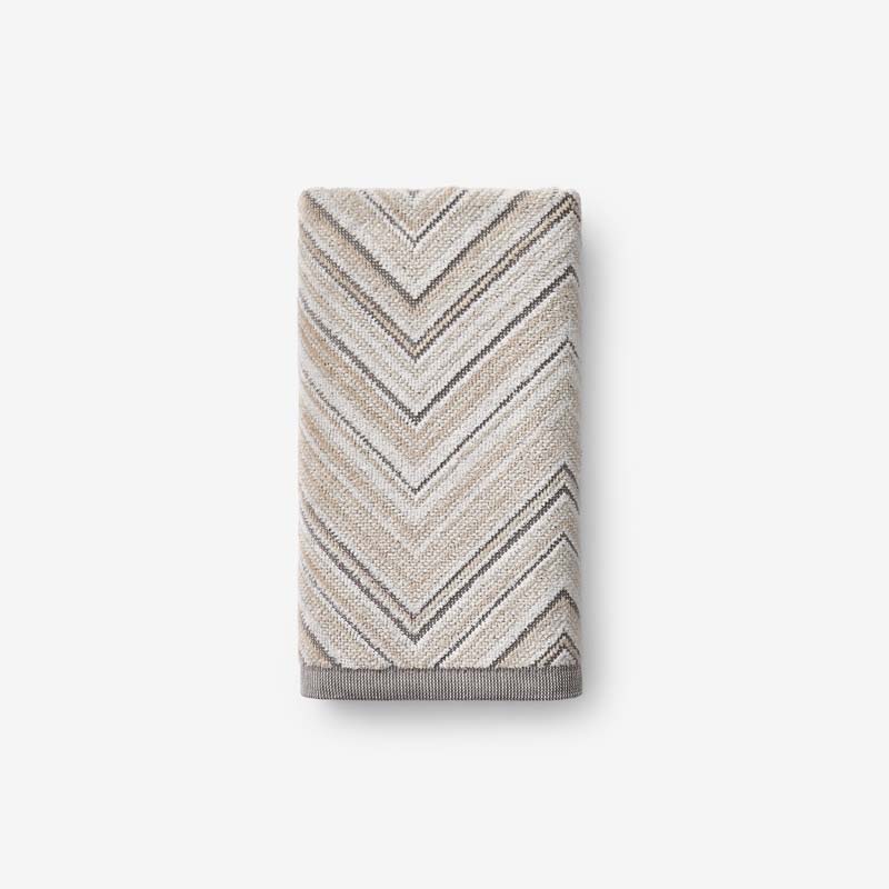 The Company Store Chevron Hand Towel In Multi