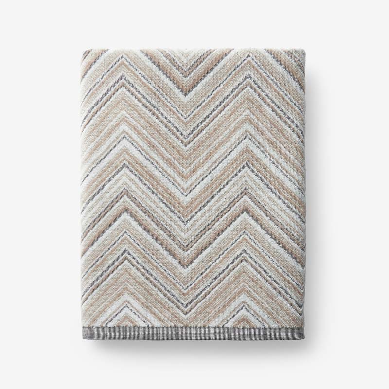 The Company Store Chevron Bath Towel In Multi