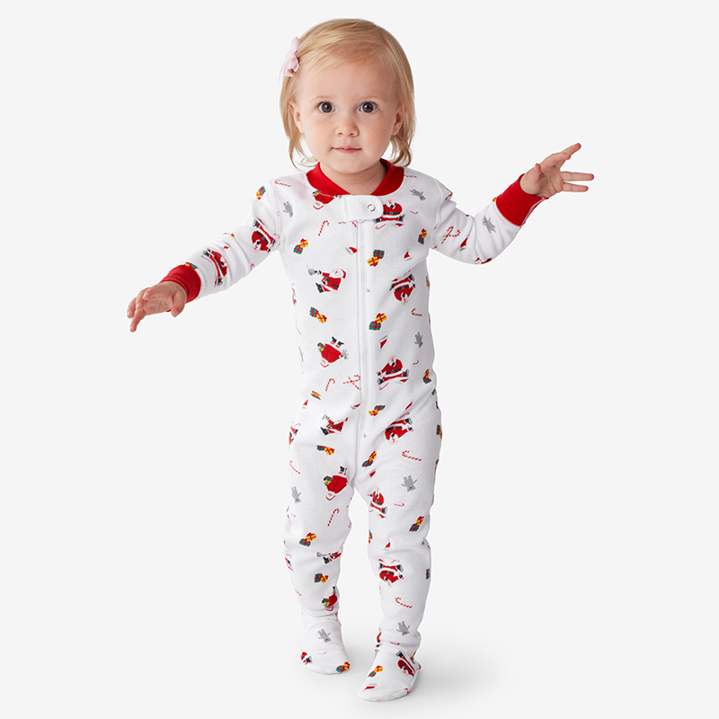 Company Organic Cotton™ Baby Footed Pajamas The Company Store