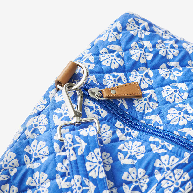 Quilted Cotton Print Duffel Bag | The Company Store