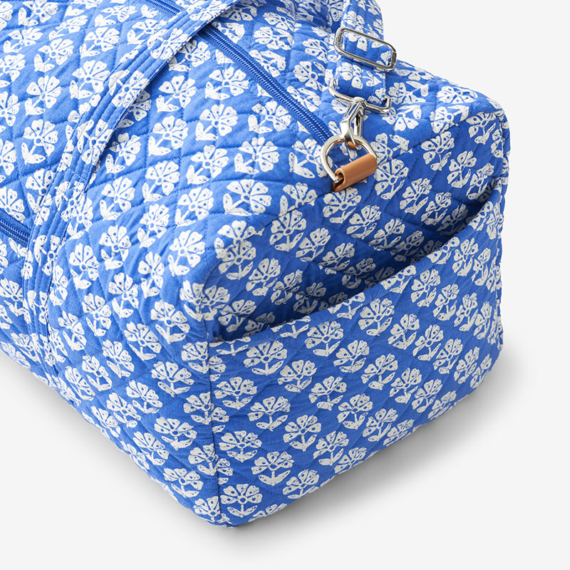 ショルダーバッグ・ポシェット MOLLIOLLI Morning Glory Cotton Padded Bag Striped Blue MOLLIOLLI Morning Glory Cotton Padded Bag Striped Blue