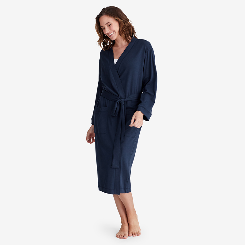 THE COMPANY STORE PIMA COTTON KIMONO ROBE