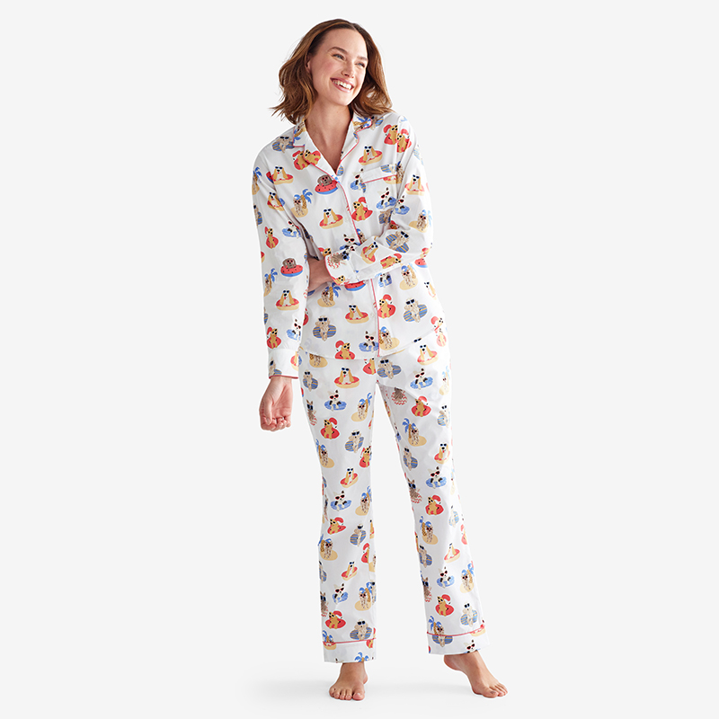 Poplin Women's Pajama Set