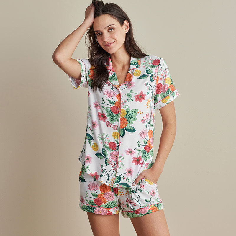 THE COMPANY STORE TENCEL™ MODAL JERSEY KNIT WOMEN'S SHORT SET 
