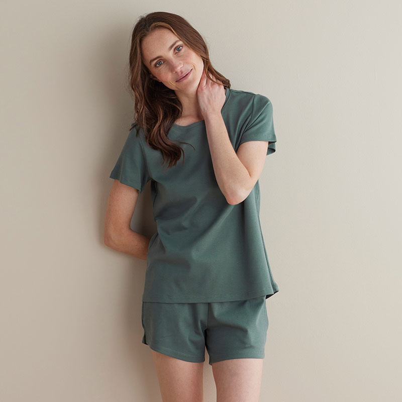 THE COMPANY STORE PIMA COTTON SHORTS SET 
