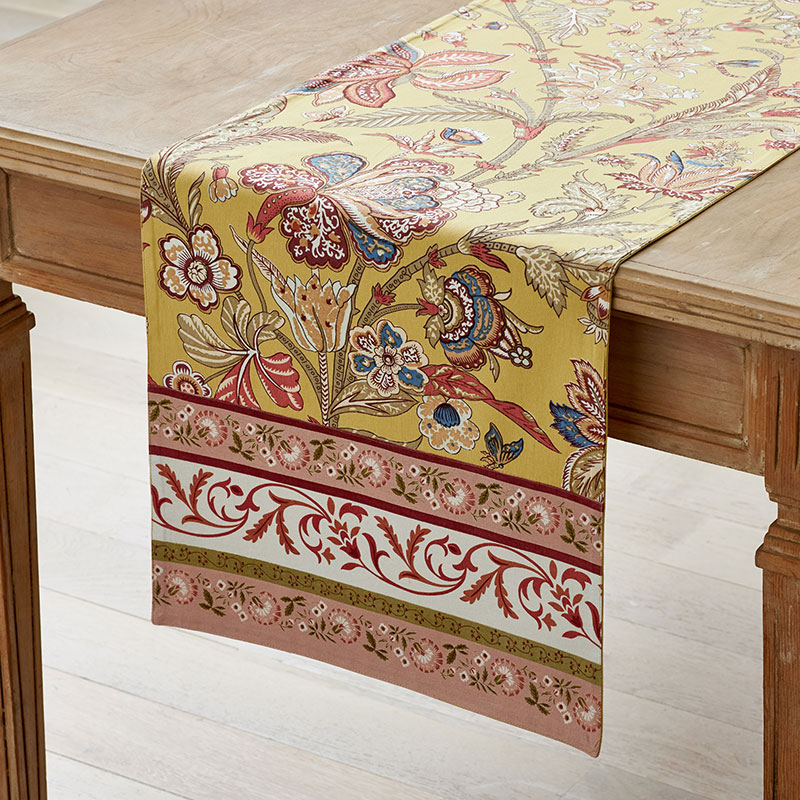 Garden Floral Cotton Table Runner | The Company Store