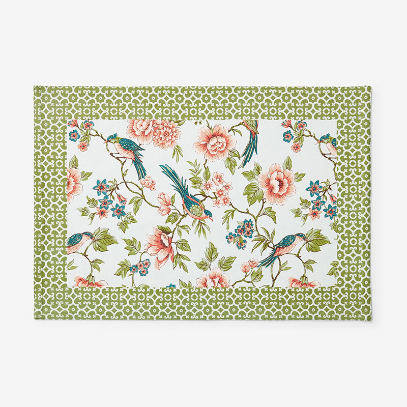 The Company Store Garden Floral Cotton Placemats, Set Of 4