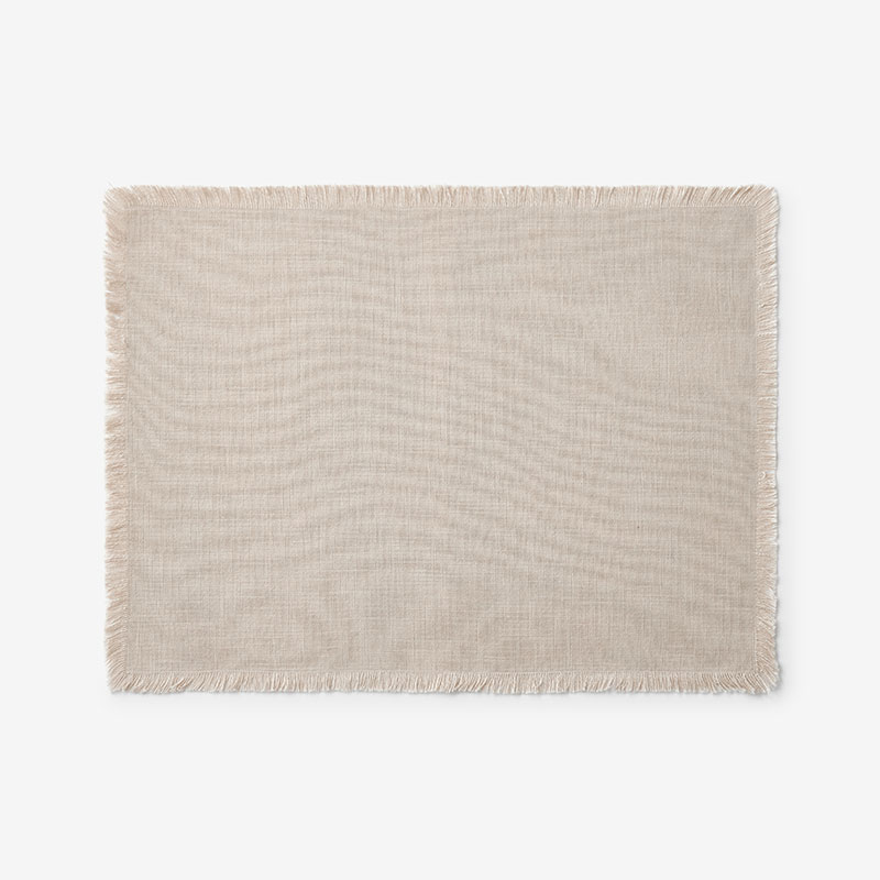 The Company Store Solid Fringe Placemats, Set Of 4