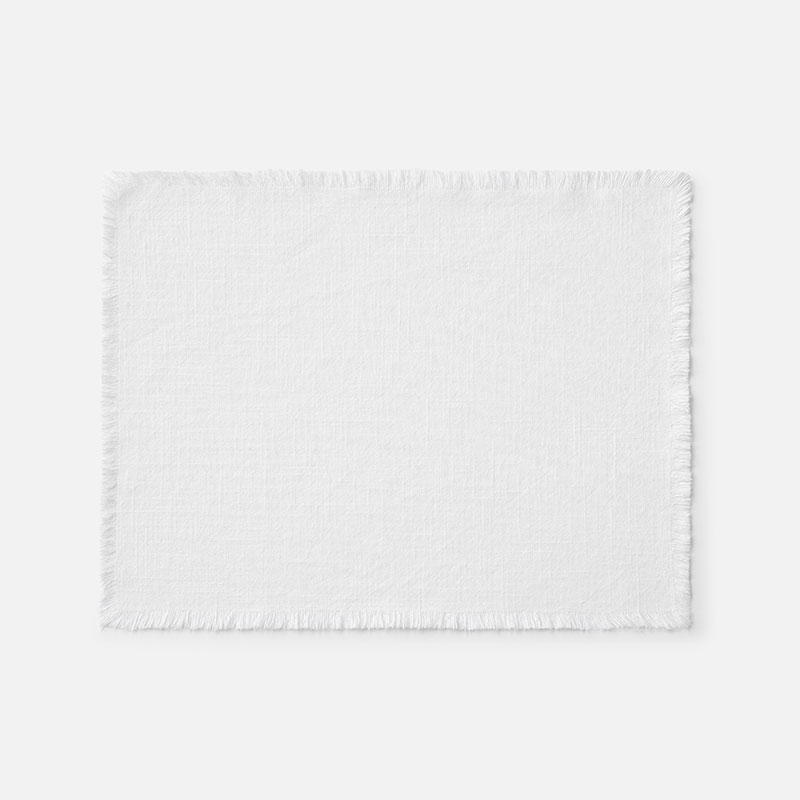 The Company Store Solid Fringe Placemats, Set Of 4