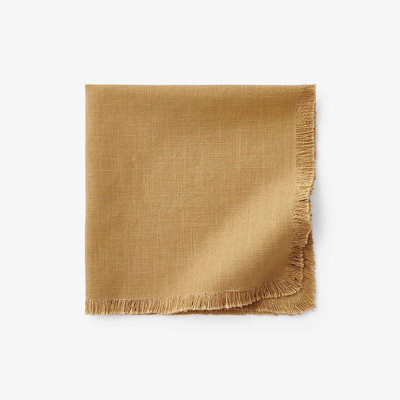 The Company Store Solid Fringe Napkins, Set Of 4