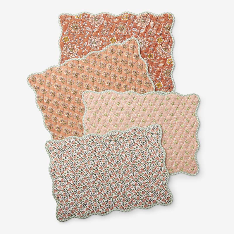 Reversible Fall Floral Quilted Placemats | The Company Store