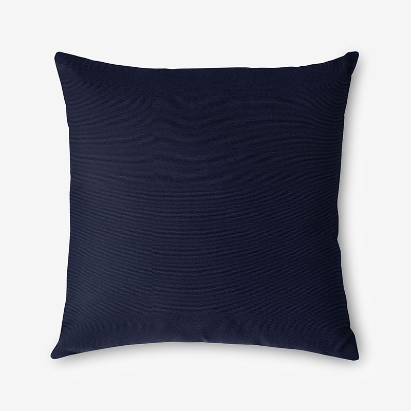 The Company Store Indoor/outdoor Toss Pillow In Blue/navy