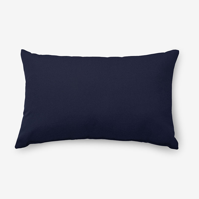 The Company Store Indoor/outdoor Toss Pillow In Blue/navy