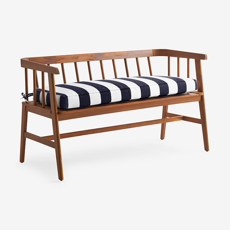 Navy bench cushion best sale