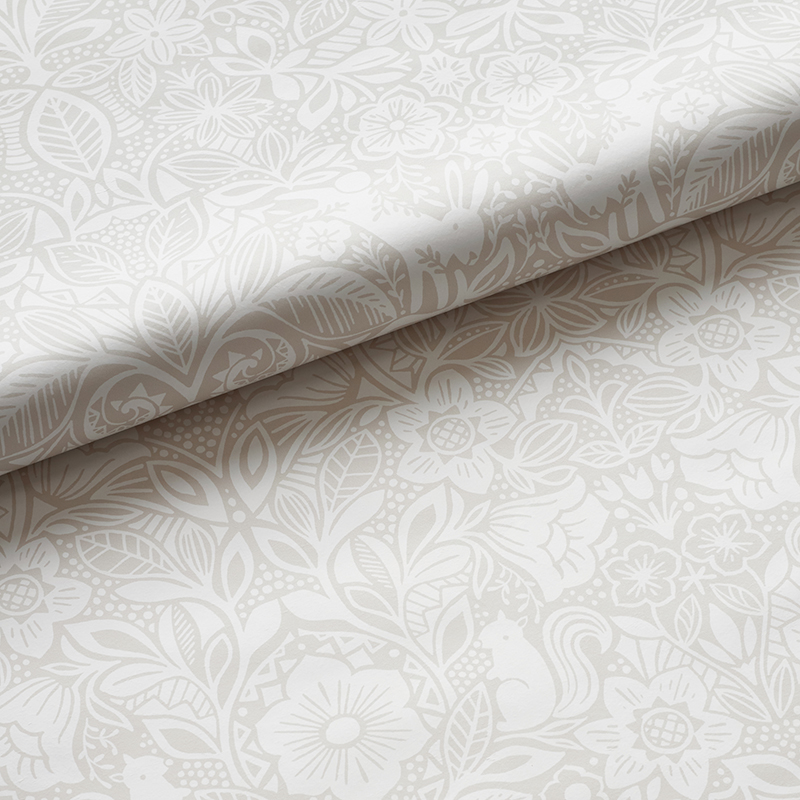 The Company Store Little Bunny Wallpaper In Beige