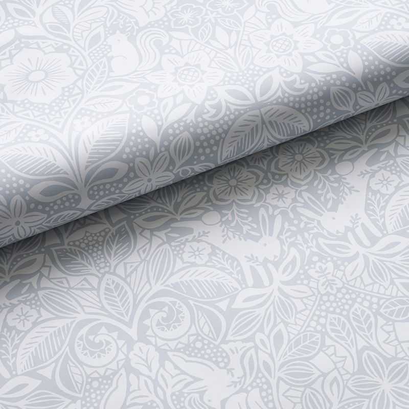 The Company Store Wallpaper Swatch In Little Bunny Gray