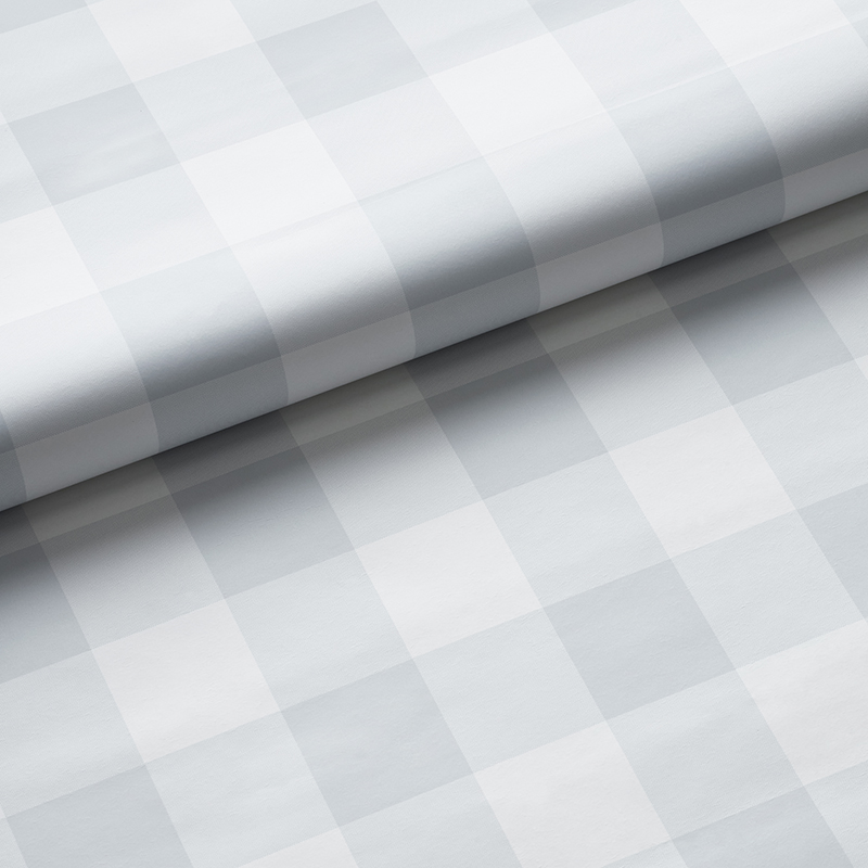 The Company Store Ditsy Gingham Wallpaper In Gray
