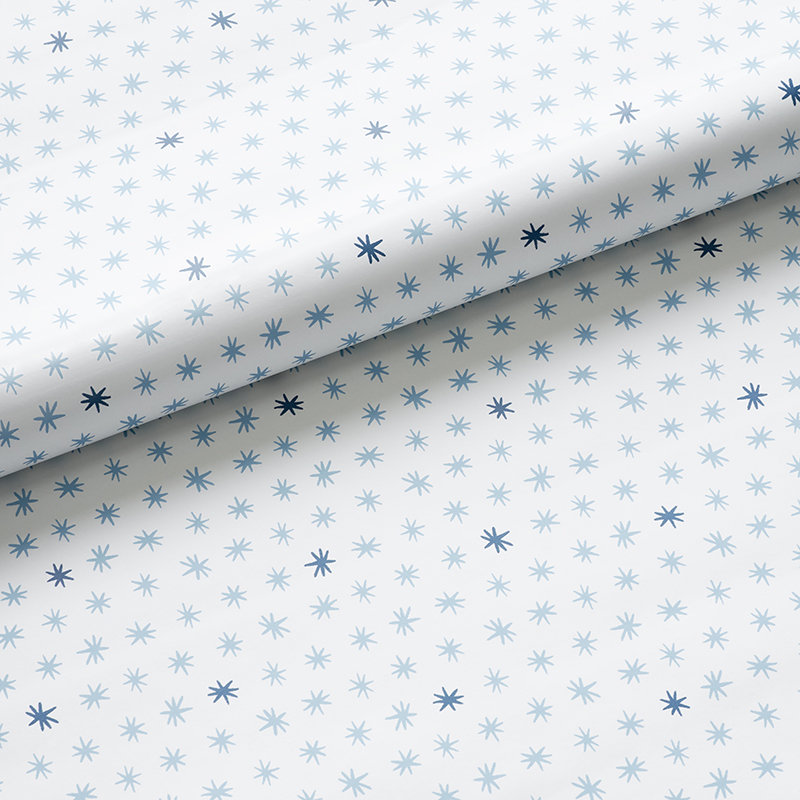 The Company Store Ditsy Stars Wallpaper In Blue