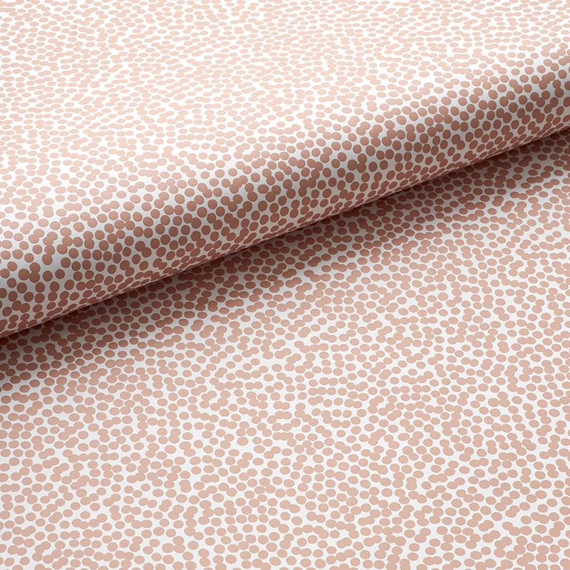 The Company Store Dots Wallpaper In Orange/coral