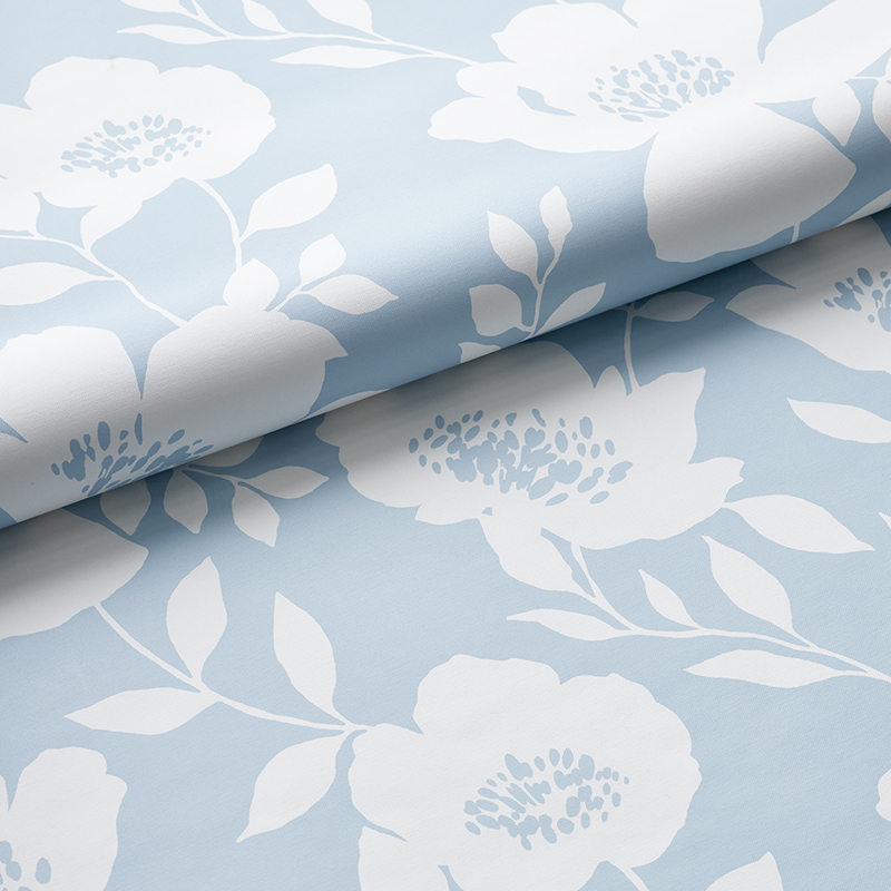 The Company Store Ava Floral Wallpaper In Blue