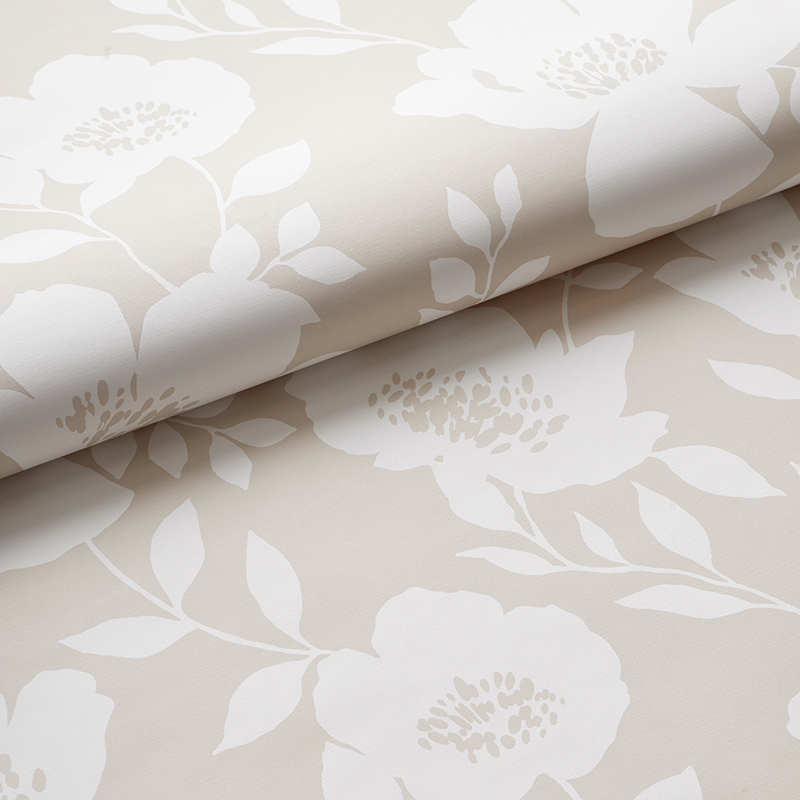 The Company Store Ava Floral Wallpaper In Beige
